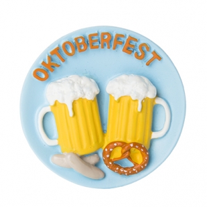 Oktoberfest Bayerischer Teller Magnet