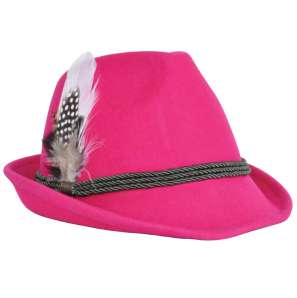 Trachtenhut Tiroler Style pink 57