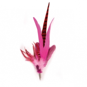 Feder Carmen Color Pink/ Rot