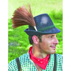Gamsbart Naturfarben Braun aus Rosshaar