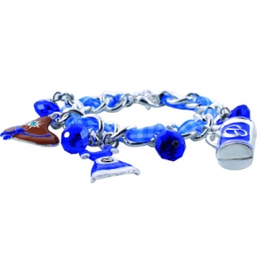 Fesches Dirndlarmband Hellblau